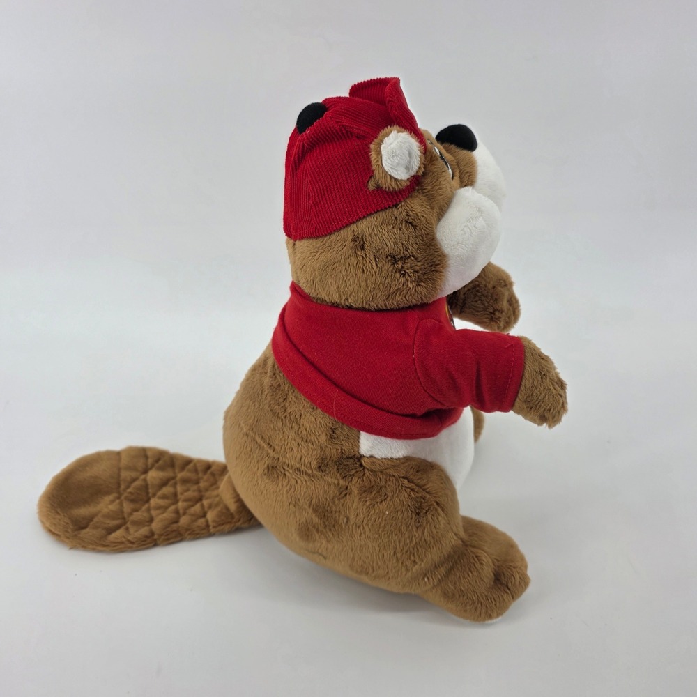 Buc ee's Beaver Plush Toy Red Hat Shirt Mascot‎ Stuffed Animal Kids - Picture 8 of 10